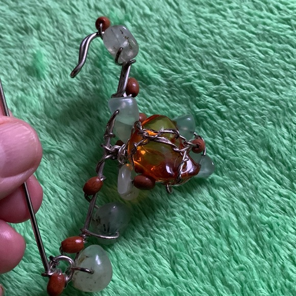 🦋Host pick🦋Vintage stone decorative quilt pin/multipurpose - Picture 7 of 12